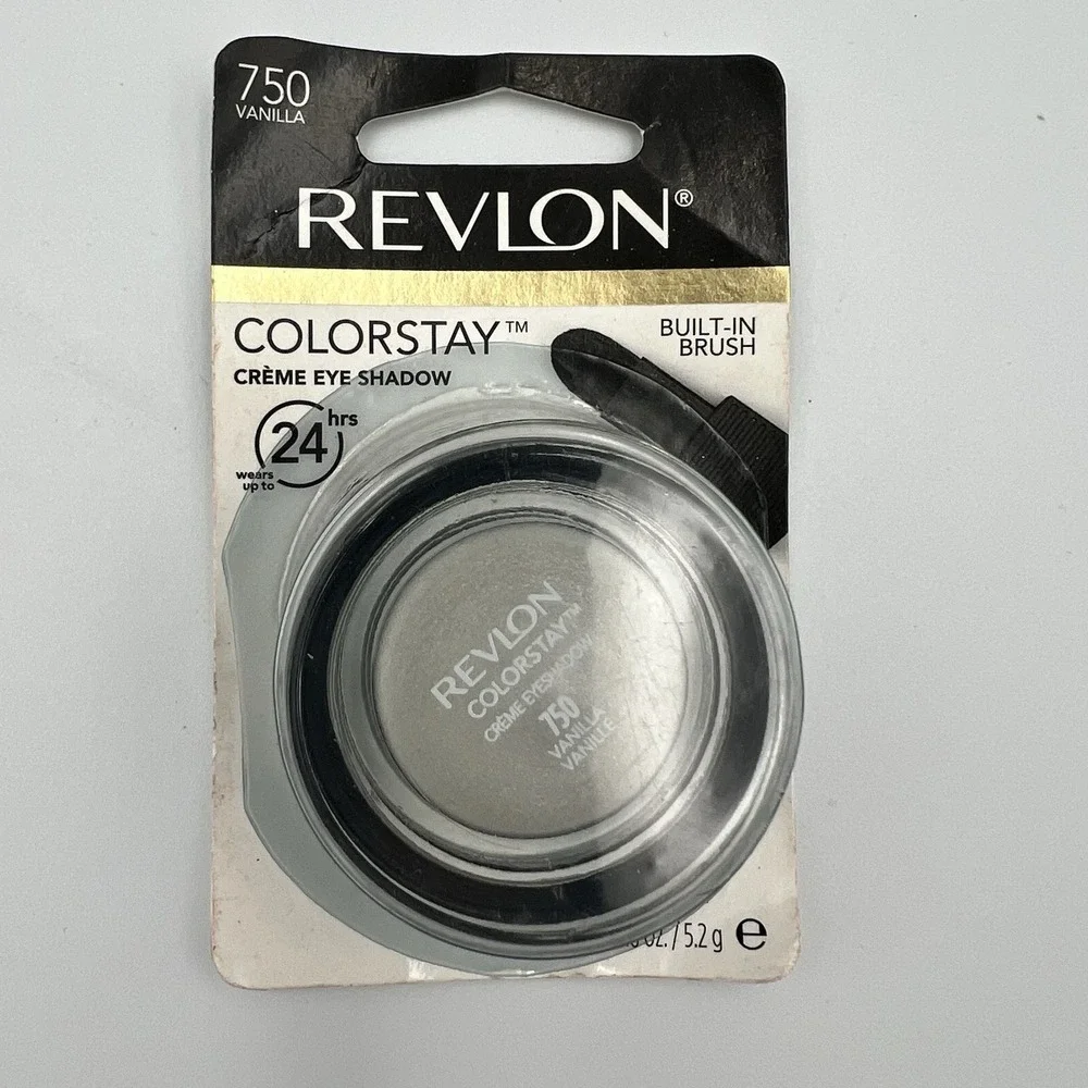 NEW RevlonColorStay Cream Eye Shadow 0.18oz 750‎ Vanilla Long Lasting Waterproof